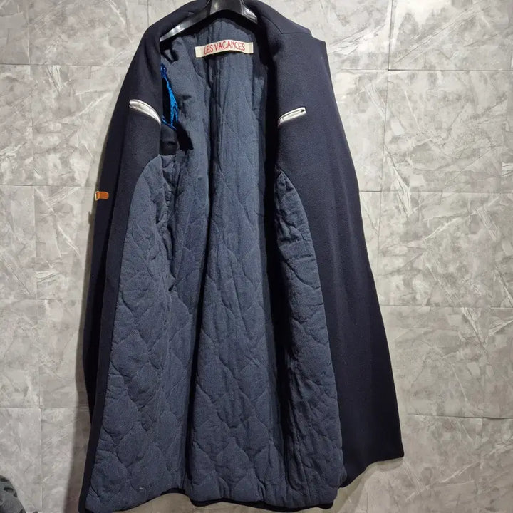 [BUNJANG] Anne Klein Navy Long Coat / 앤클라인 네이비 롱 코트