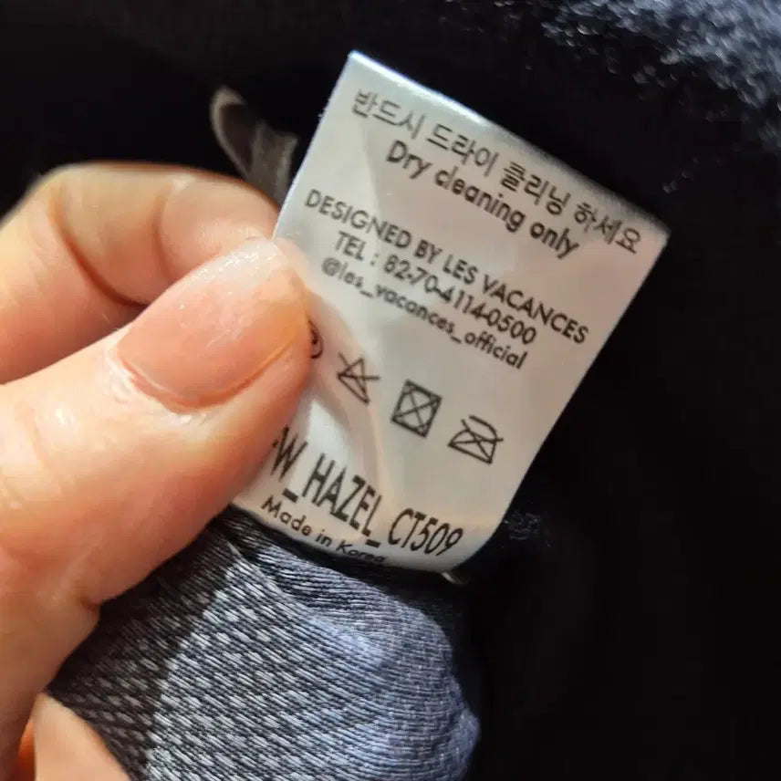 [BUNJANG] Anne Klein Navy Long Coat / 앤클라인 네이비 롱 코트