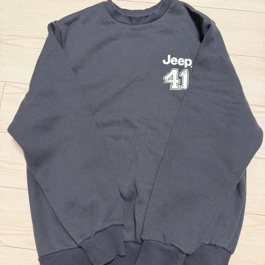 [BUNJANG] Jeep Fleece Sweatshirt / 지프 기모 맨투맨 s