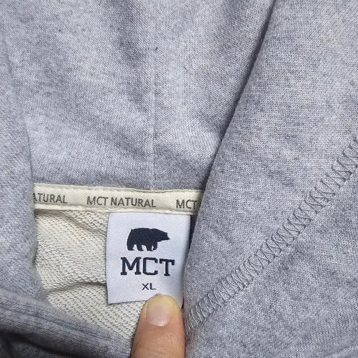 [BUNJANG] MCT Gray Hoodie / MCT 회색 후드티