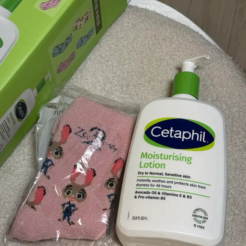 [BUNJANG] Cetaphil Zootopia Body Lotion & Sleeping Socks / 세타필 주토피아 바디로션 수면양말