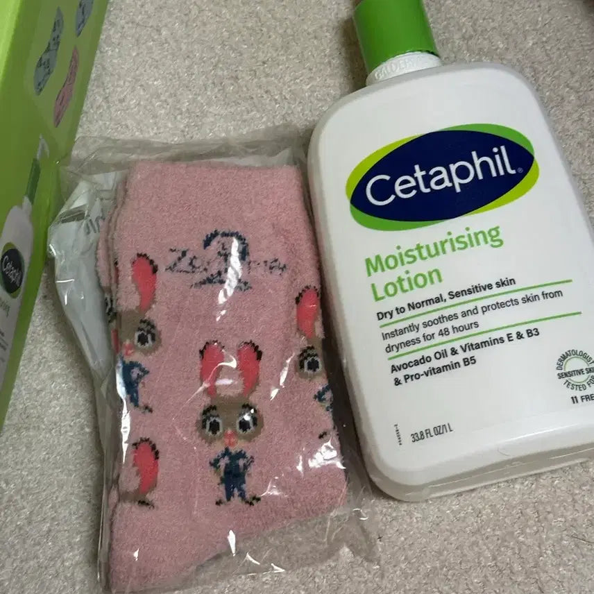 [BUNJANG] Cetaphil Zootopia Body Lotion & Sleeping Socks / 세타필 주토피아 바디로션 수면양말