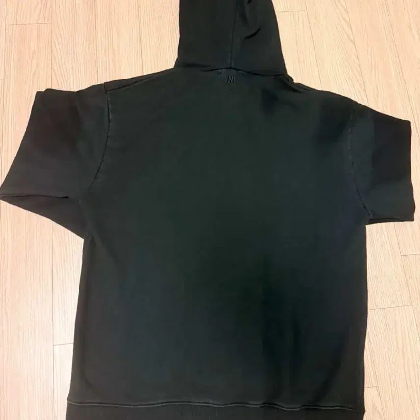 [BUNJANG] AMI Heart Big Logo Patch Hoodie Black / 아미 후드티(AMI 하트 빅로고 패치 후드티 블랙)