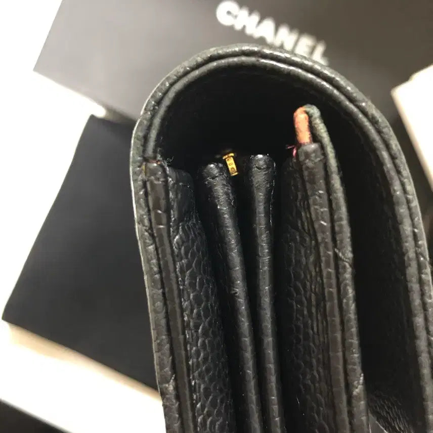 [BUNJANG] Chanel Classic Long Wallet Gold / 샤넬 클래식 장지갑 금장 정품