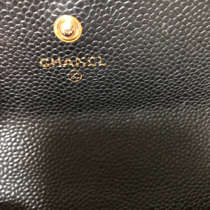 [BUNJANG] Chanel Classic Long Wallet Gold / 샤넬 클래식 장지갑 금장 정품