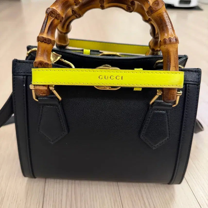 [BUNJANG] Gucci Diana Small Black Tote Bag / 구찌 다이애나 스몰 블랙