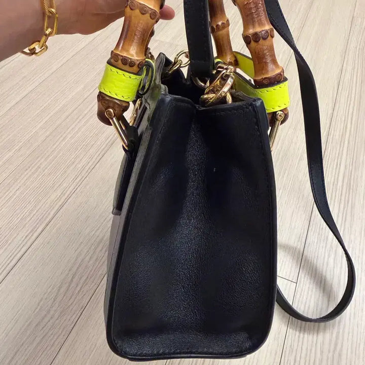 [BUNJANG] Gucci Diana Small Black Tote Bag / 구찌 다이애나 스몰 블랙