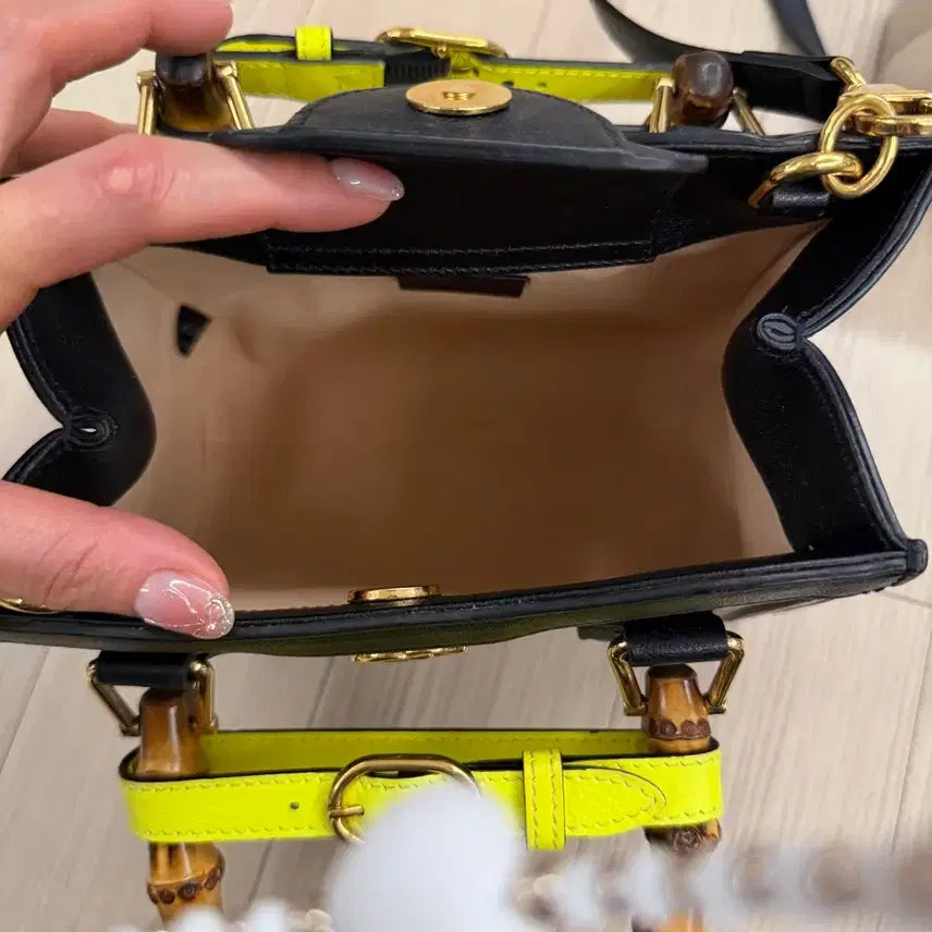 [BUNJANG] Gucci Diana Small Black Tote Bag / 구찌 다이애나 스몰 블랙