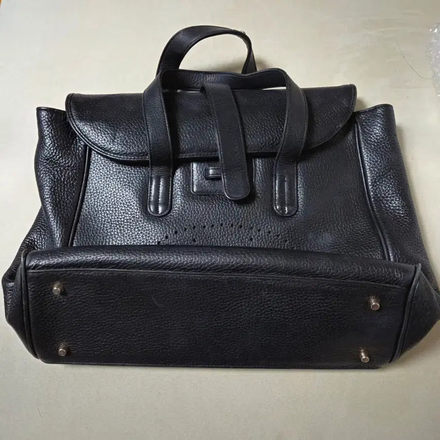 [BUNJANG] Vintage Leather Tote Bag / 빈티지 토드백