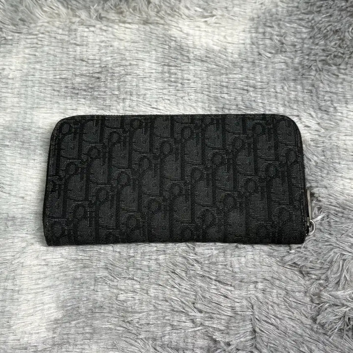 [BUNJANG] Dior Oblique Zip Long Wallet Black / [OS] 디올 오블리크 지퍼 장지갑 블랙