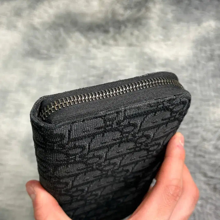 [BUNJANG] Dior Oblique Zip Long Wallet Black / [OS] 디올 오블리크 지퍼 장지갑 블랙