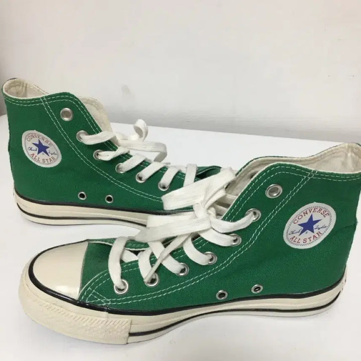 [BUNJANG] Converse All Star Fine Green High Top Sneakers / 일본 컨버스 올스타 파인 그린 하이탑
