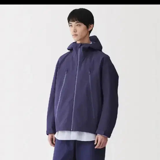 [BUNJANG] MUJI Labo Windbreaker Purple / 무인양품 라보 바람막이 보라색 L,Xl 삽니다