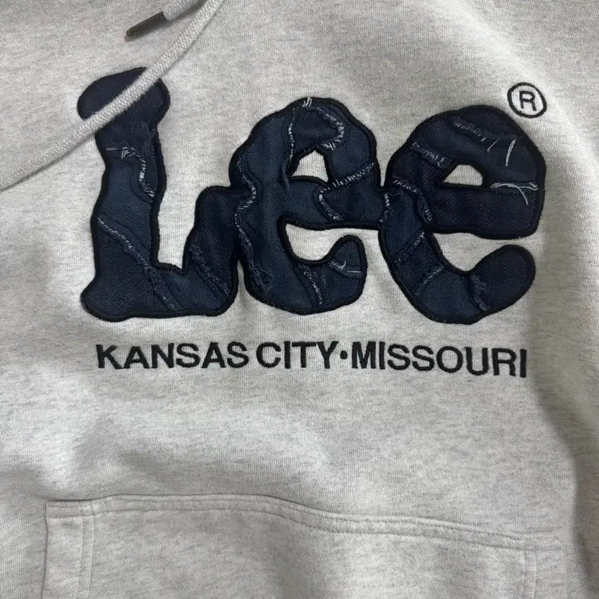 [BUNJANG] Lee Logo Hoodie (Large) / 리 후드티 급처 (라지사이즈)