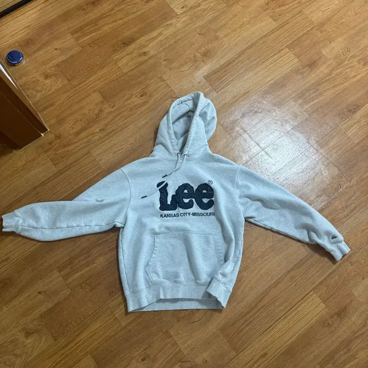 [BUNJANG] Lee Logo Hoodie (Large) / 리 후드티 급처 (라지사이즈)