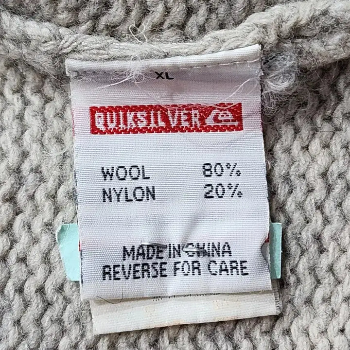 [BUNJANG] Quiksilver Snowflake Knit Sweater / (XXL) 쿽실버 눈꽃니트 3.5