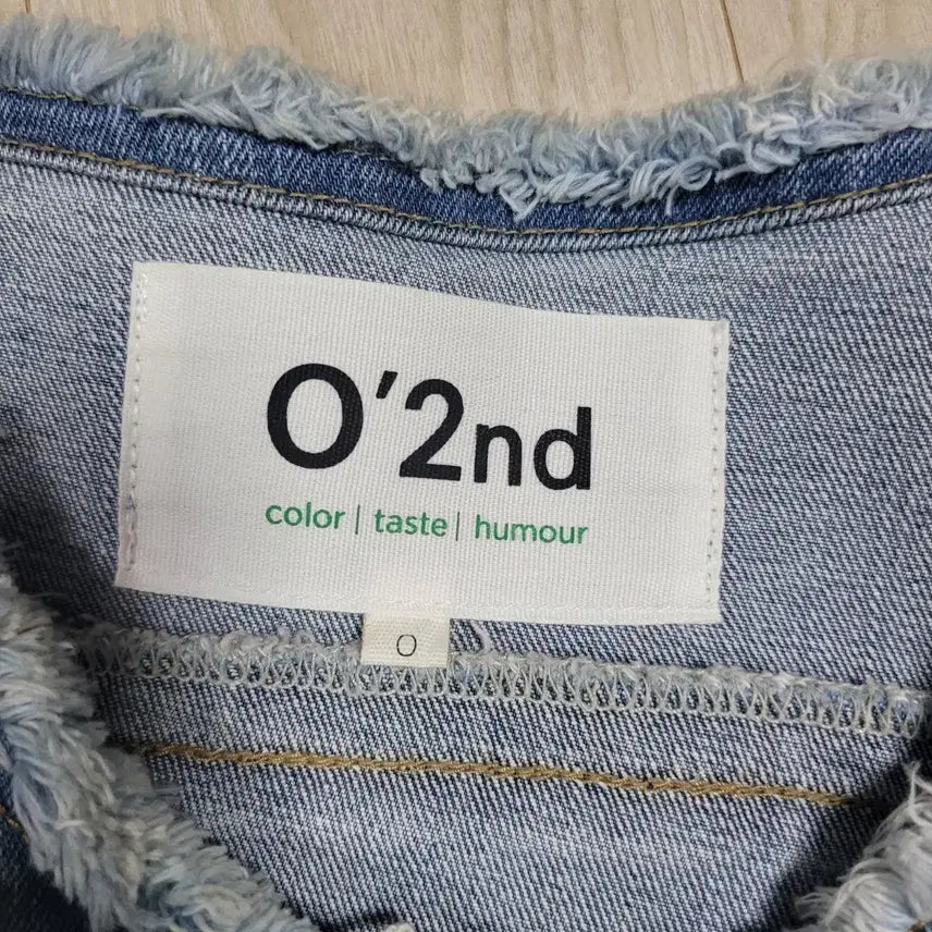 [BUNJANG] O'zsecOn Lovely Denim Jacket / 오즈세컨 러블리 청 데님 자켓 노카라