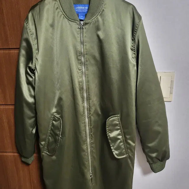 [BUNJANG] Adidas Herz Bomber Long Jacket (95) / 아디다스 헤르조봄버 롱자켓(95)