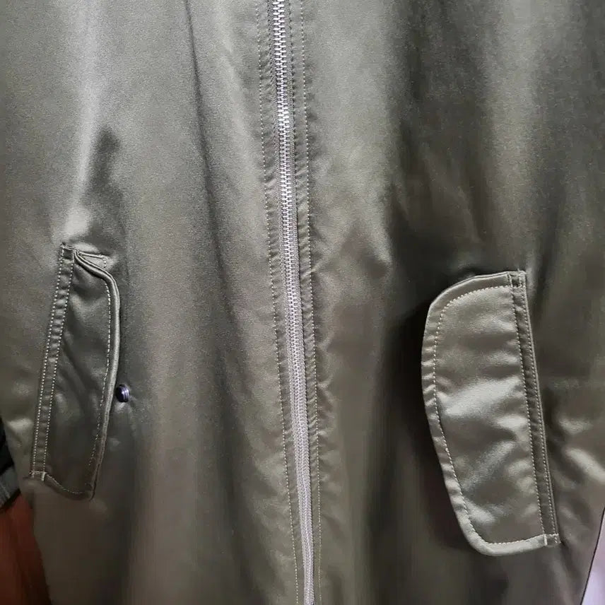 [BUNJANG] Adidas Herz Bomber Long Jacket (95) / 아디다스 헤르조봄버 롱자켓(95)