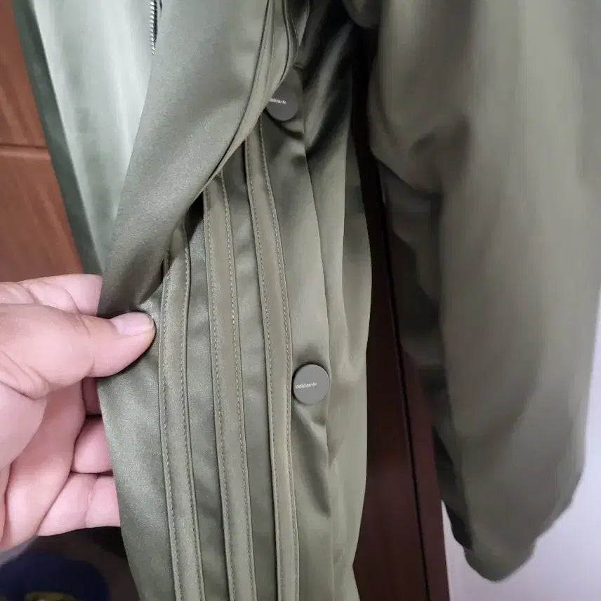 [BUNJANG] Adidas Herz Bomber Long Jacket (95) / 아디다스 헤르조봄버 롱자켓(95)