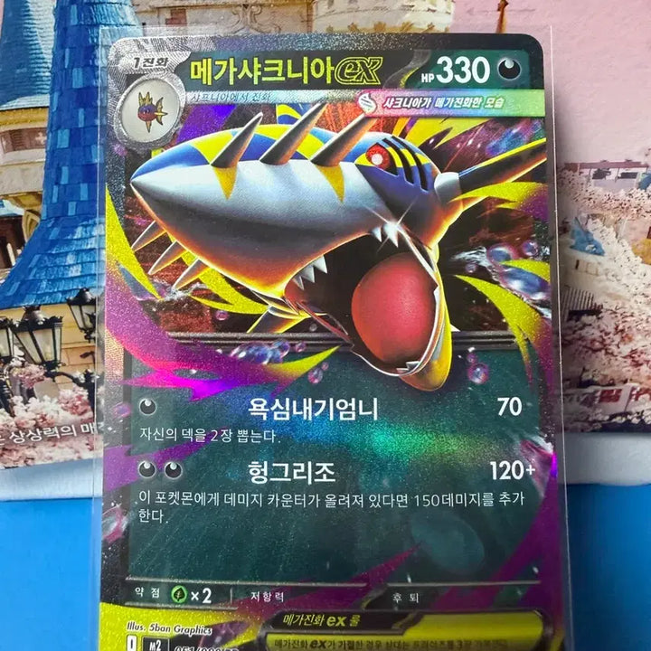 [BUNJANG] Pokemon Mega Shuckle RR Card / 포켓몬카드 메가샤크니아 RR