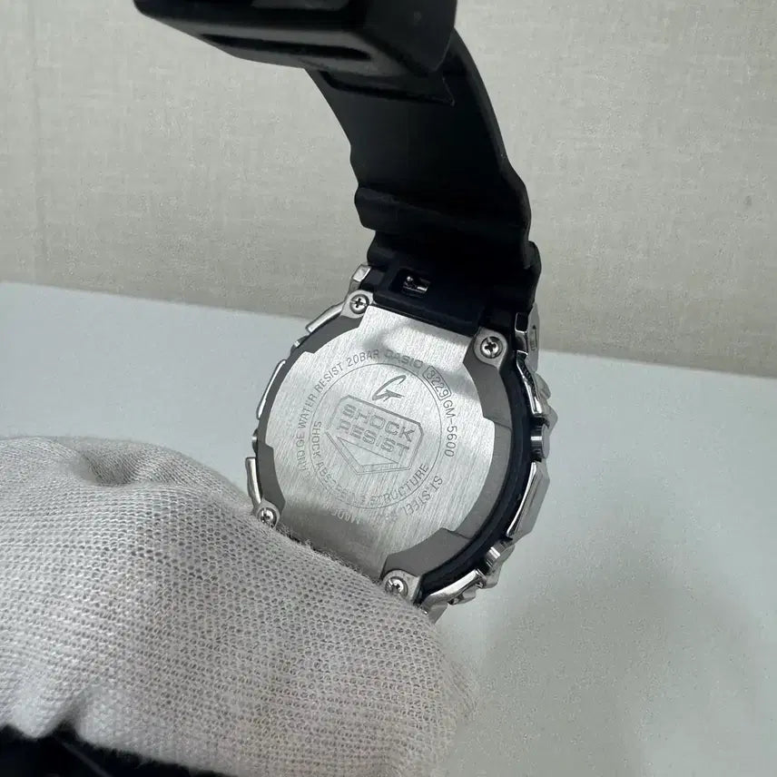 [BUNJANG] G-Shock GM-5600 Silver Wristwatch / 지샥 gm-5600 실버 주우재시계