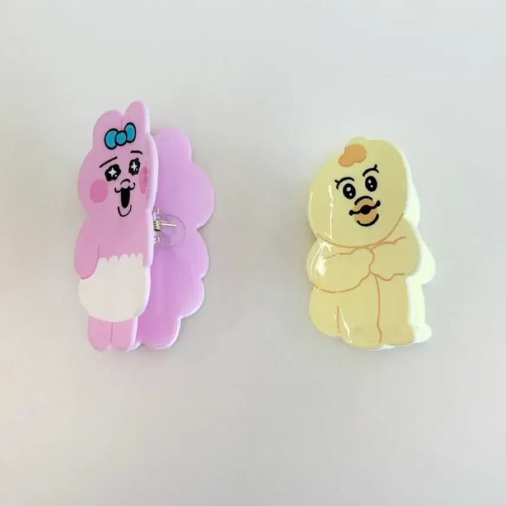 [BUNJANG] Ppanjyu Rabbit & Kimimaro Hairpin Set / 빤쮸토끼+키미마로 집게핀 헤어핀 세트