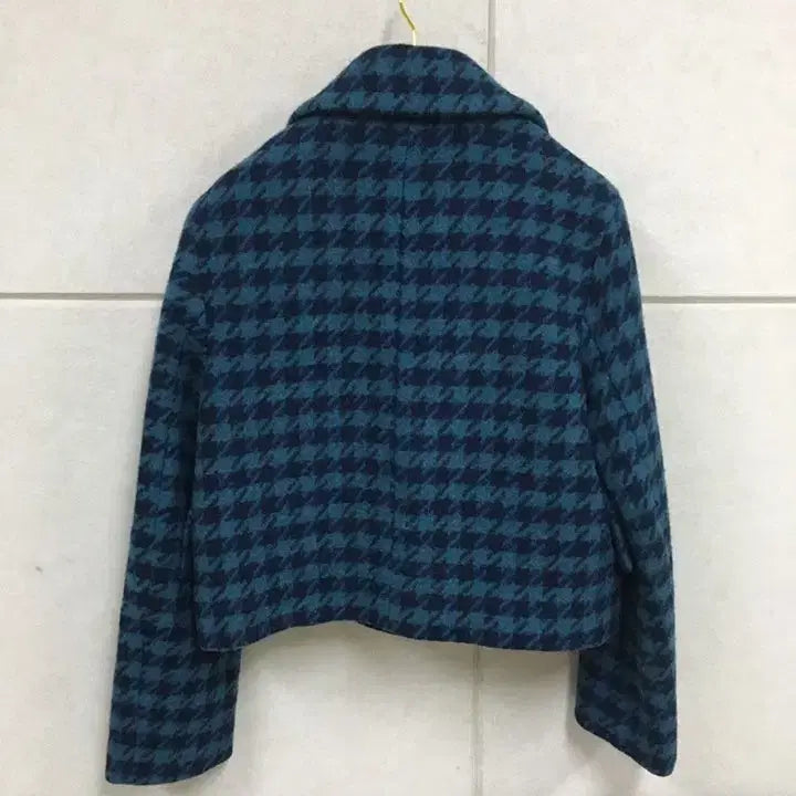 [BUNJANG] Berenice Houndstooth Check Wool Alpaca Double Jacket / 매장판)Berenice 베르니스 하운드투스 체크 양모 알파카 더블 자켓