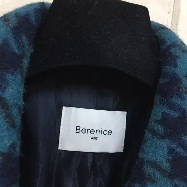 [BUNJANG] Berenice Houndstooth Check Wool Alpaca Double Jacket / 매장판)Berenice 베르니스 하운드투스 체크 양모 알파카 더블 자켓