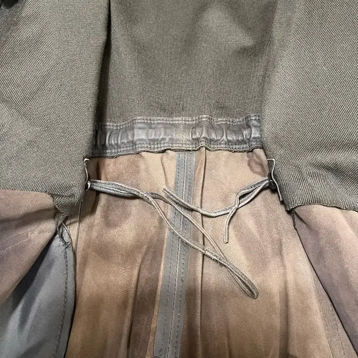 [BUNJANG] DECO High Neck Leather Jacket / [XS~S] DECO 하이넥 레더 여성 자켓