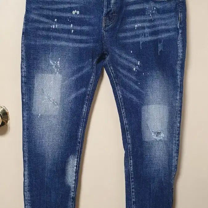 [BUNJANG] Dsquared2 Splatter Denim Jeans / Dsquared2 디스퀘어드 스플래터 데님 청바지