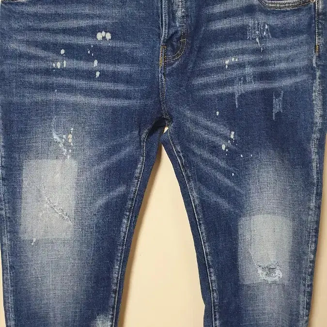 [BUNJANG] Dsquared2 Splatter Denim Jeans / Dsquared2 디스퀘어드 스플래터 데님 청바지