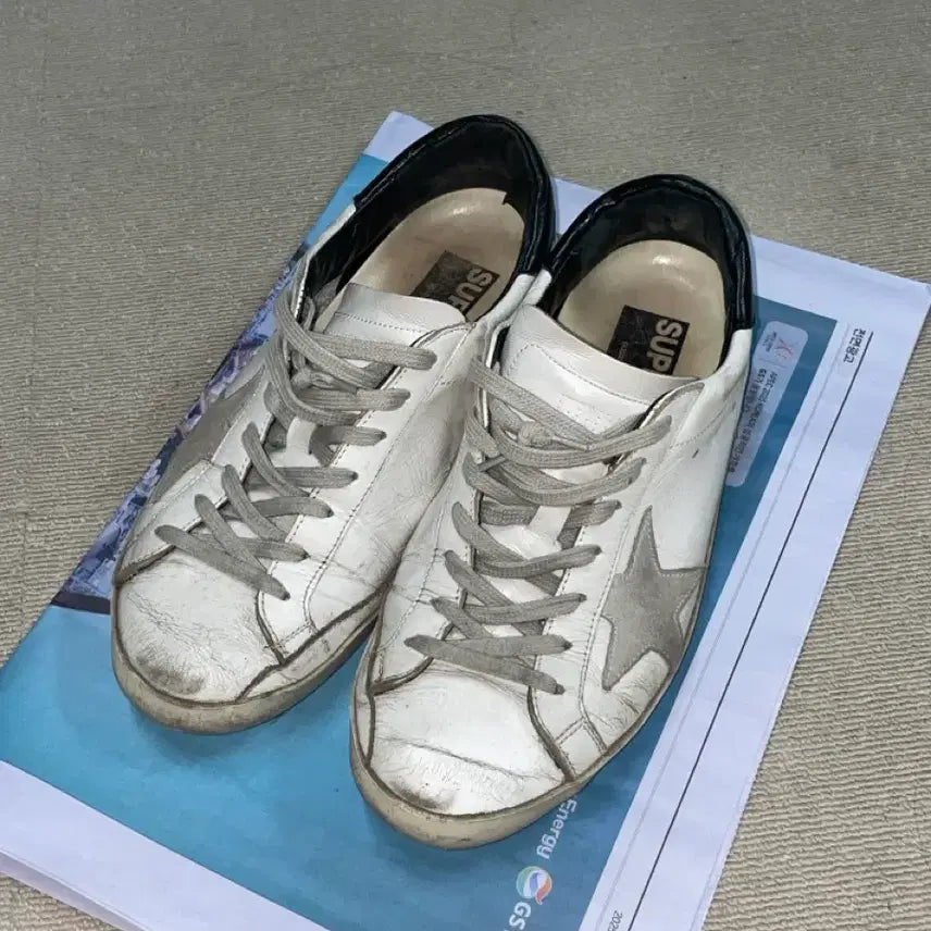 [BUNJANG] Golden Goose Superstar White Sneakers Size 41 / 골든구스 슈퍼스타 화이트 스니커즈 41