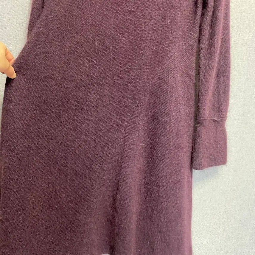 [BUNJANG] SJSJ Burgundy Angora Dress / [SJSJ] 버건디 앙고라 원피스 (55추천)