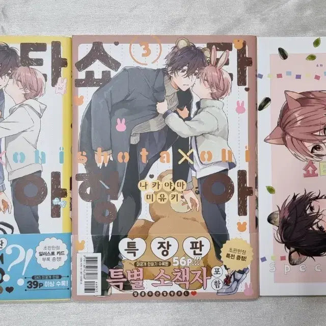 [BUNJANG] Shota Hyungah Volume 3 Comic Bundle Set / 쇼타 형아 3권 일반 + 특장판(소책자+엽서+미니파일+한정만화)