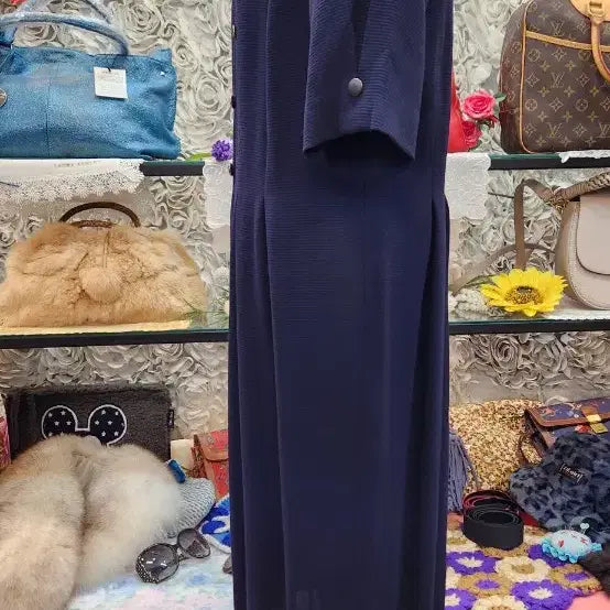 [BUNJANG] PIERRE BALMAIN Wool 100% Navy Dress (Size 66) / PIERRE BALMAIN 피에르발망 모 100% 원피스 (66)