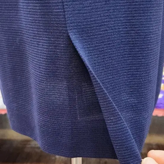 [BUNJANG] PIERRE BALMAIN Wool 100% Navy Dress (Size 66) / PIERRE BALMAIN 피에르발망 모 100% 원피스 (66)