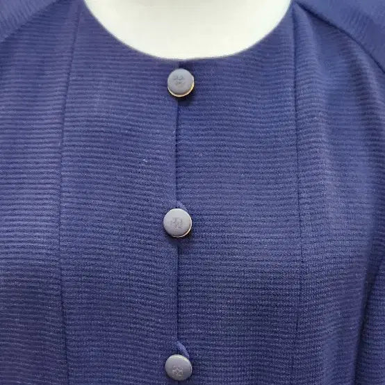 [BUNJANG] PIERRE BALMAIN Wool 100% Navy Dress (Size 66) / PIERRE BALMAIN 피에르발망 모 100% 원피스 (66)