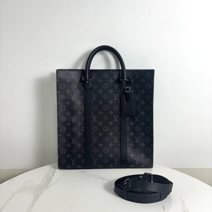 [BUNJANG] Louis Vuitton Monogram Sac Plat Tote Bag / 루이비통 모노그램 삭플라 토틑백