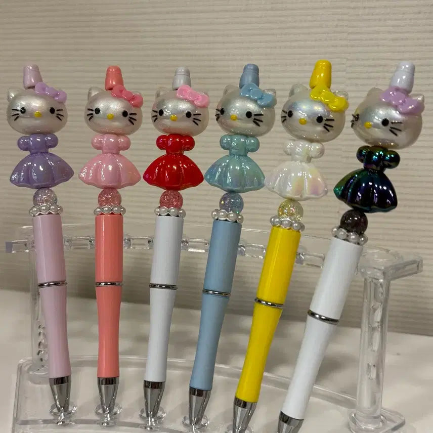 [BUNJANG] Hello Kitty Custom Ballpoint Pen Set / [새상품]키티 OPS 수제 볼펜/6종