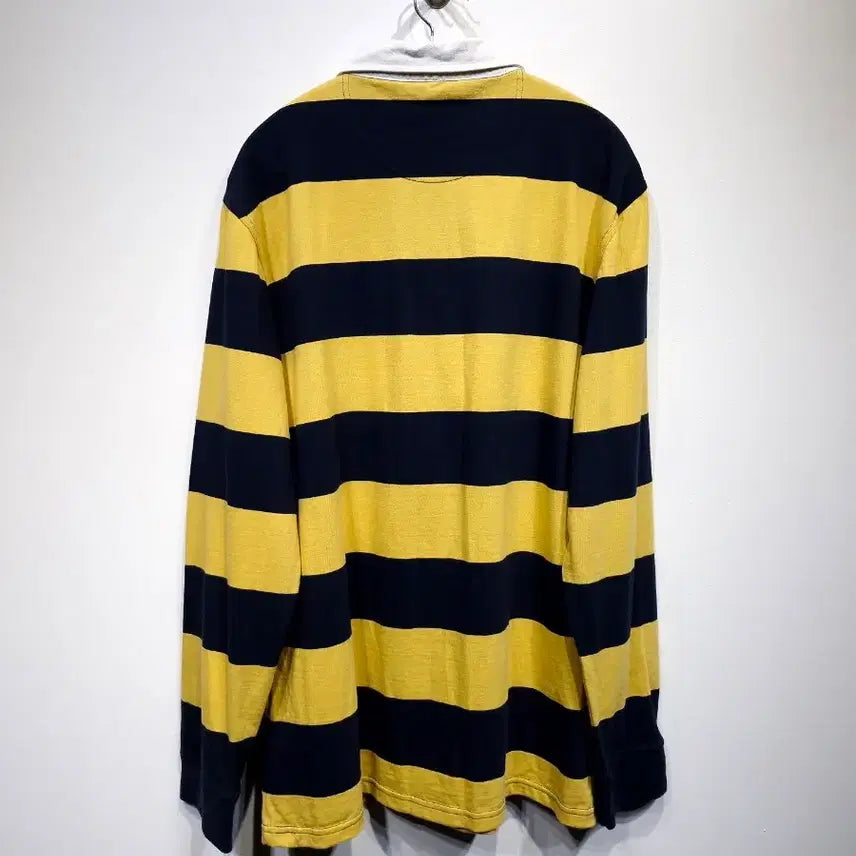 [BUNJANG] Borbour Hollywell Striped Polo Shirt / Borbour 바버 Hollywell 스트라이프 폴로셔츠