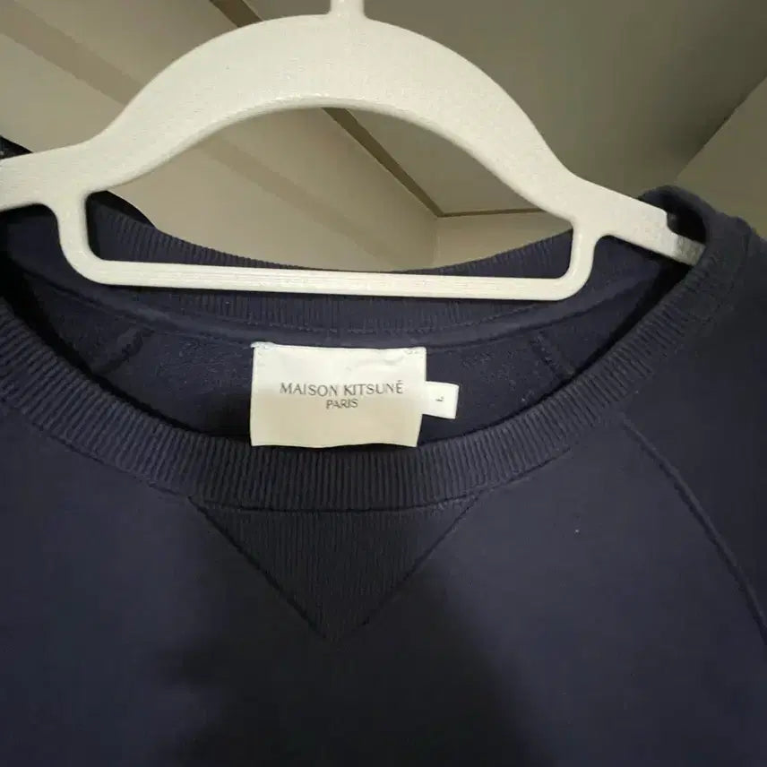 [BUNJANG] Maison Kitsune Navy Sweatshirt / 메종키츠네 네이비 맨투맨 L