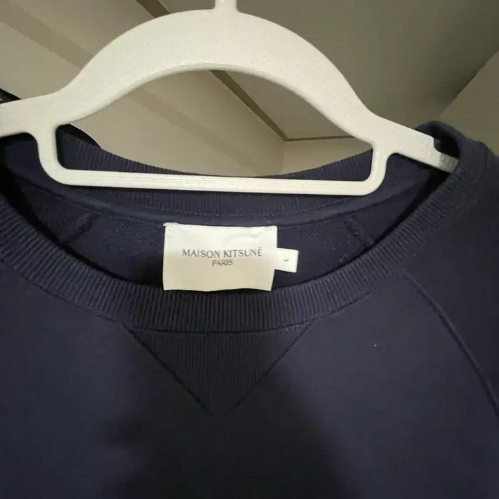 [BUNJANG] Maison Kitsune Navy Sweatshirt / 메종키츠네 네이비 맨투맨 L