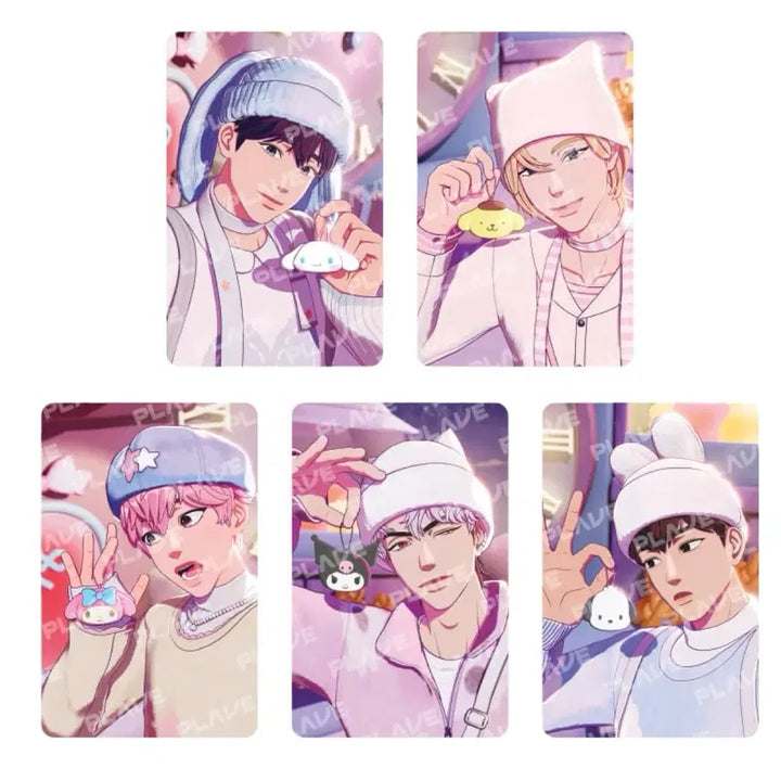 [BUNJANG] PLAVE Yejun & Noah Acrylic Stick Keyring Bundle Set / 플레이브 뿌 MD 예준 노아 스틱 키링 포함 일괄판매