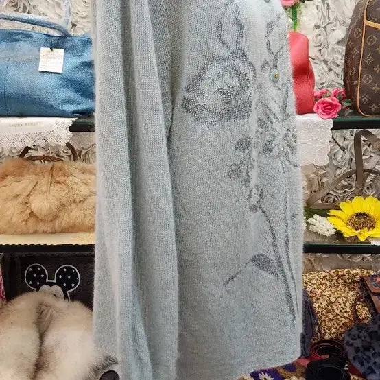 [BUNJANG] FILARE Wool & Silk Knit Cardigan / FILARE 모 + 실크 니트 가디건 (66 77)