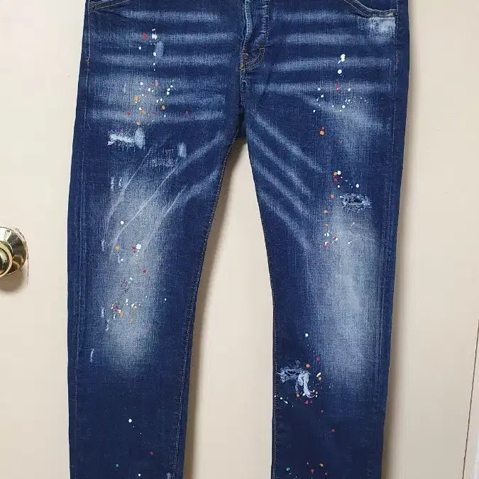 [BUNJANG] DSQUARED2 Splatter Denim Jeans / DSQUARED2 스플래터 데님 청바지