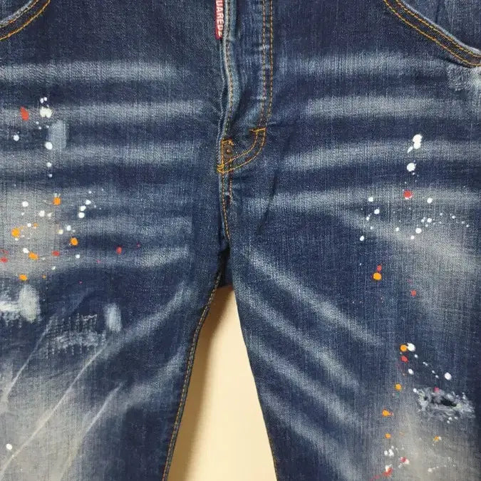 [BUNJANG] DSQUARED2 Splatter Denim Jeans / DSQUARED2 스플래터 데님 청바지