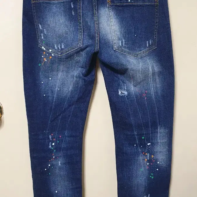 [BUNJANG] DSQUARED2 Splatter Denim Jeans / DSQUARED2 스플래터 데님 청바지