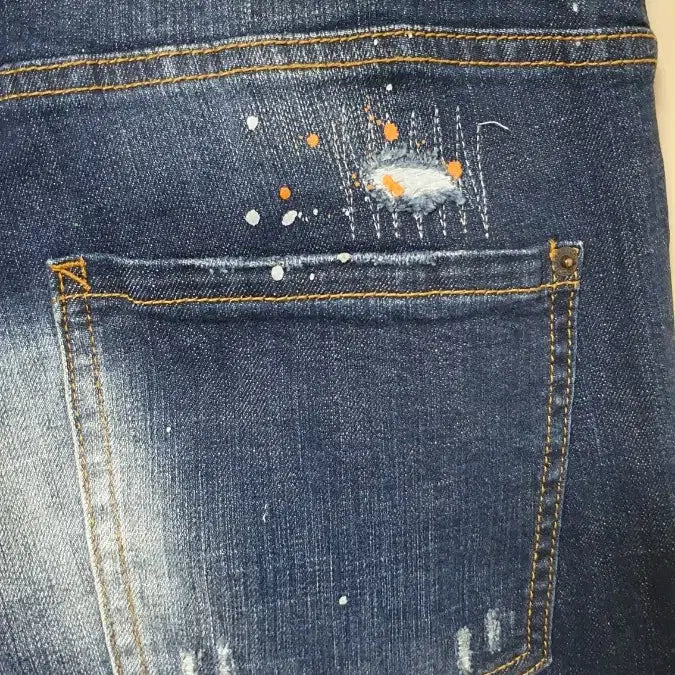 [BUNJANG] DSQUARED2 Splatter Denim Jeans / DSQUARED2 스플래터 데님 청바지