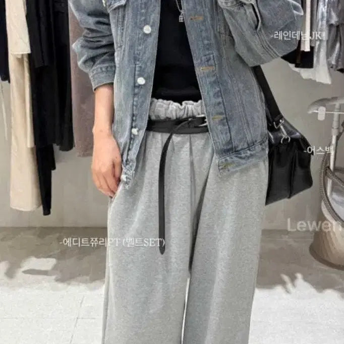 [BUNJANG] Tempting Rain Denim Jacket / 템팅 레인 데님 자켓